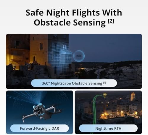 DJI Mini 5 Pro Fly More Combo Plus with DJI RC 2, Drone with Camera, 1-Inch CMOS, 4K Drone for Beginners, Obstacle Sensing, ActiveTrack 360°, 225° Gimbal Rotation, Extended Battery Life : Toys & Games