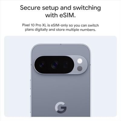 Google Pixel 10 Pro XL - Unlocked Android Smartphone - Gemini AI Assistant, Triple Rear Camera System, Fast-Charging 24+ Hour Battery, and 6.8" Super Actua Display - Obsidian - 512 GB (2025 Model) : Cell Phones & Accessories
