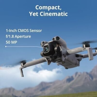 DJI Mini 5 Pro Fly More Combo Plus with DJI RC 2, Drone with Camera, 1-Inch CMOS, 4K Drone for Beginners, Obstacle Sensing, ActiveTrack 360°, 225° Gimbal Rotation, Extended Battery Life : Toys & Games