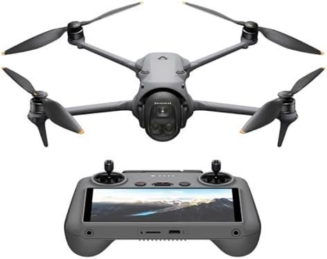 DJI Mavic 4 Pro Drone with DJI RC 2, Flagship Tri-Camera Drone with 100MP 4/3 CMOS Hasselblad Camera, for Professionals, 30km/18.6mi Video Transmission, 51-Min Max Flight Time : Toys & Games