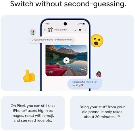 Google Pixel 10 - Unlocked Android Smartphone - Gemini AI Assistant - Advanced Triple Rear Camera, Fast-Charging 24+ Hour Battery, and 6.3" Actua Display - Obsidian - 128 GB (2025 Model) : Electronics