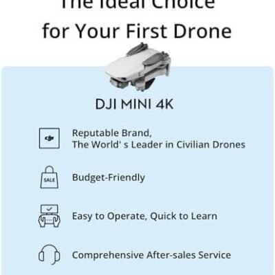 DJI Mini 4K Fly More Combo, Drone with 4K UHD Camera for Adults, Under 249 g, 3-Axis Gimbal Stabilization, 10km Video Transmission, Auto Return, 3 Batteries for 93-Min Max Flight Time, QuickShots : Toys & Games