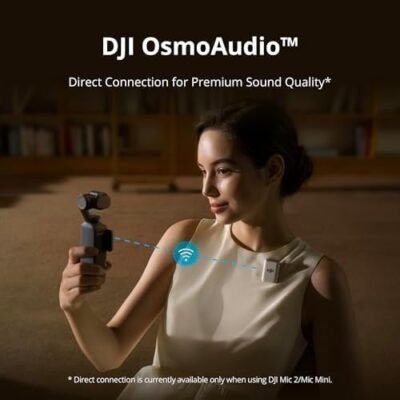 DJI Osmo Pocket 3 Creator Combo, 1'' CMOS, 4K Resolution/120fps Vlog Camera, 3-Axis Stabilization, Face/Object Tracking, Mic Included for Clear Sound, Digital Camera for YouTube : Electronics
