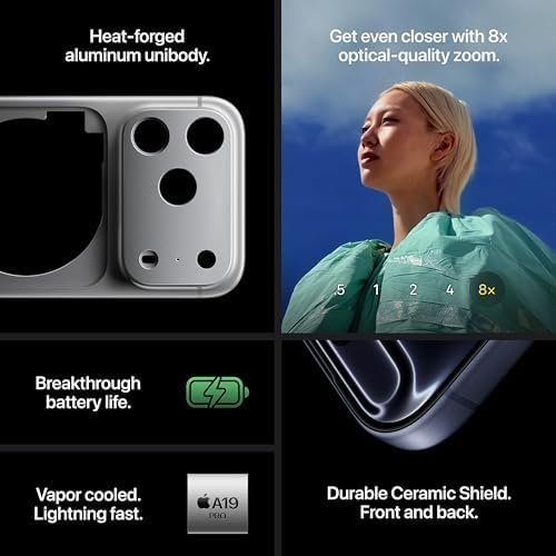 Apple iPhone 17 Pro Max 256 GB 6.9-inch Display with ProMotion, A19 Pro Chip, Best Battery Life in Any iPhone Ever, Pro Fusion Camera System, Center Stage Front Camera; Cosmic Orange: Buy Online at Best Price in UAE