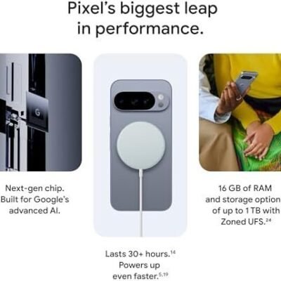 Google Pixel 10 Pro XL - Unlocked Android Smartphone - Gemini AI Assistant, Triple Rear Camera System, Fast-Charging 24+ Hour Battery, and 6.8" Super Actua Display - Obsidian - 512 GB (2025 Model) : Cell Phones & Accessories