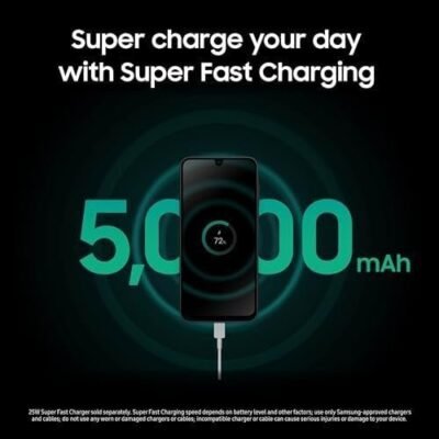 Samsung Galaxy A17 5G Smart Phone, 128GB, Large AMOLED, High-Res Camera, Durable Design, Super Fast Charging, Expandable Storage, Circle to Search, 2025, US 1 Yr Manufacturer Warranty, Black : Cell Phones & Accessories