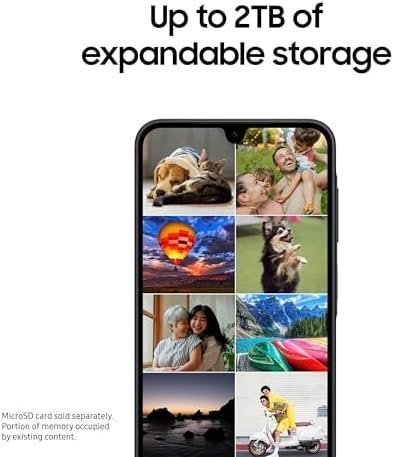 Samsung Galaxy A17 5G Smart Phone, 128GB, Large AMOLED, High-Res Camera, Durable Design, Super Fast Charging, Expandable Storage, Circle to Search, 2025, US 1 Yr Manufacturer Warranty, Black : Cell Phones & Accessories