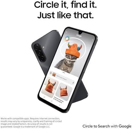 Samsung Galaxy A17 5G Smart Phone, 128GB, Large AMOLED, High-Res Camera, Durable Design, Super Fast Charging, Expandable Storage, Circle to Search, 2025, US 1 Yr Manufacturer Warranty, Black : Cell Phones & Accessories