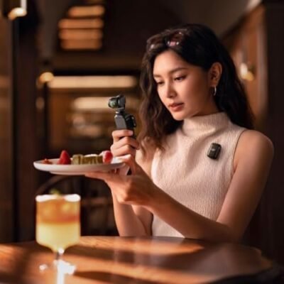 DJI Osmo Pocket 3 Creator Combo, 1'' CMOS, 4K Resolution/120fps Vlog Camera, 3-Axis Stabilization, Face/Object Tracking, Mic Included for Clear Sound, Digital Camera for YouTube : Electronics