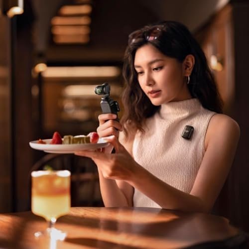 DJI Osmo Pocket 3 Creator Combo, 1'' CMOS, 4K Resolution/120fps Vlog Camera, 3-Axis Stabilization, Face/Object Tracking, Mic Included for Clear Sound, Digital Camera for YouTube : Electronics