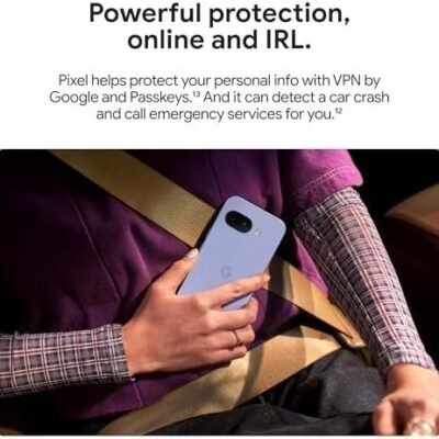 Google Pixel 9a with Gemini - Unlocked Android Smartphone with Incredible Camera and AI Photo Editing, All-Day Battery, and Powerful Security - Obsidian - 128 GB : Cell Phones & Accessories