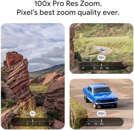 Google Pixel 10 Pro XL - Unlocked Android Smartphone - Gemini AI Assistant, Triple Rear Camera System, Fast-Charging 24+ Hour Battery, and 6.8" Super Actua Display - Obsidian - 512 GB (2025 Model) : Cell Phones & Accessories
